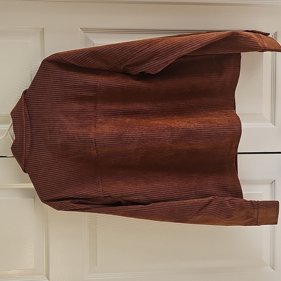 NWT Thread & Supply Hughes Corduroy Button Closure Jacket Large Cognac - Picture 9 of 13
